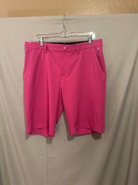 adidas Hot Pink Athletic Skort with Logo Button
